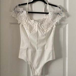 Showpo white bodysuit